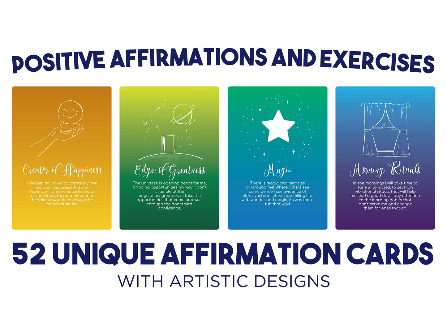 Positive Affirmations Meditation Cards