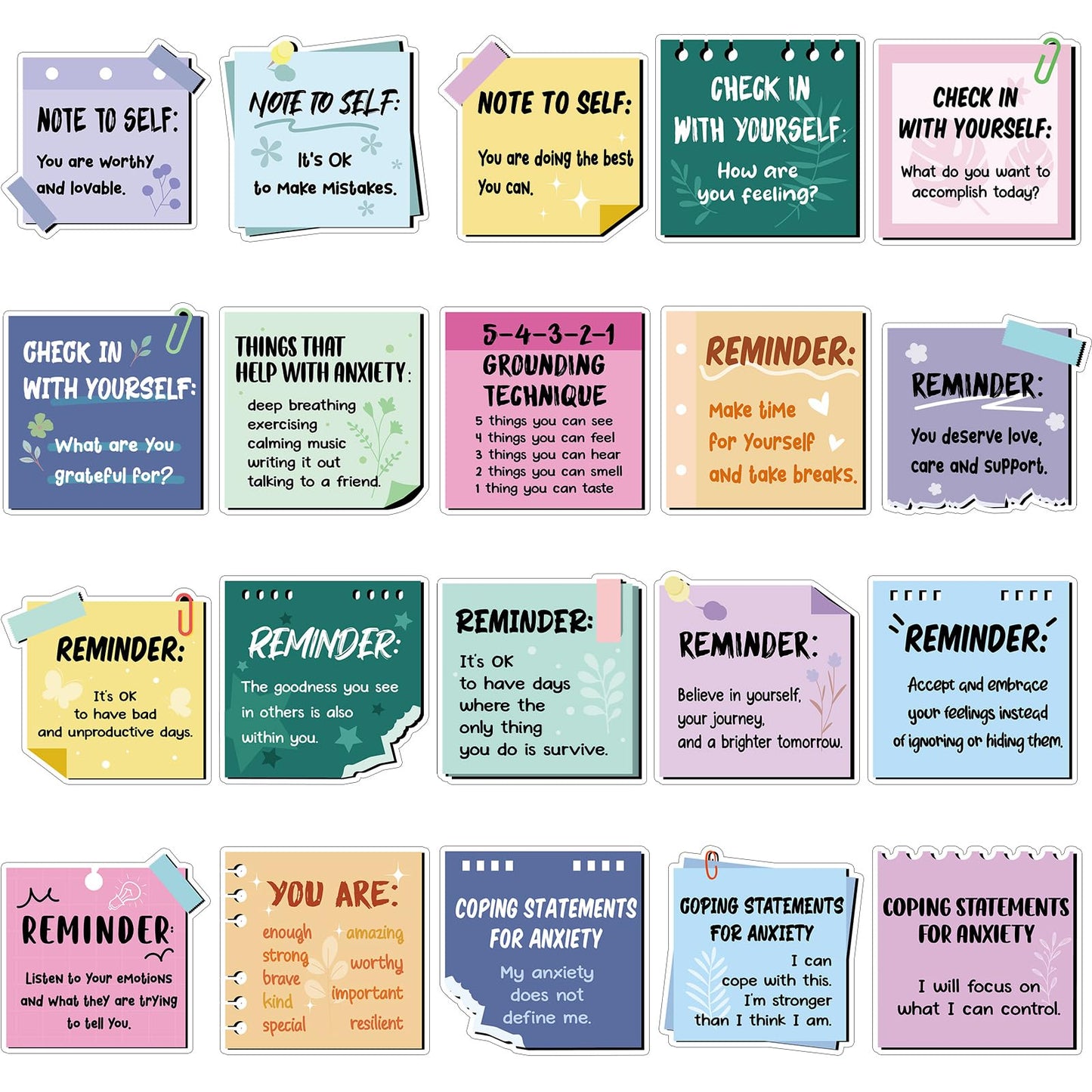 Motivational Daily Reminder Magnets