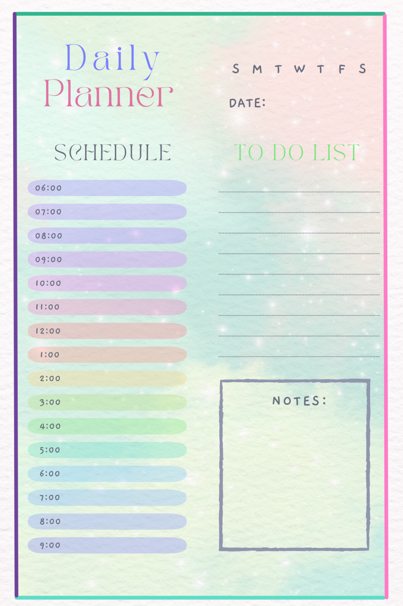 Living the Life I always Dreamed Of: Self Care Journal for Girls