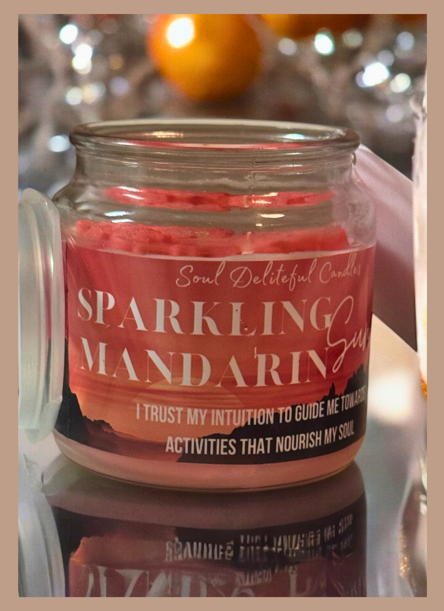 Sparkling Mandarin Sunrise Candle
