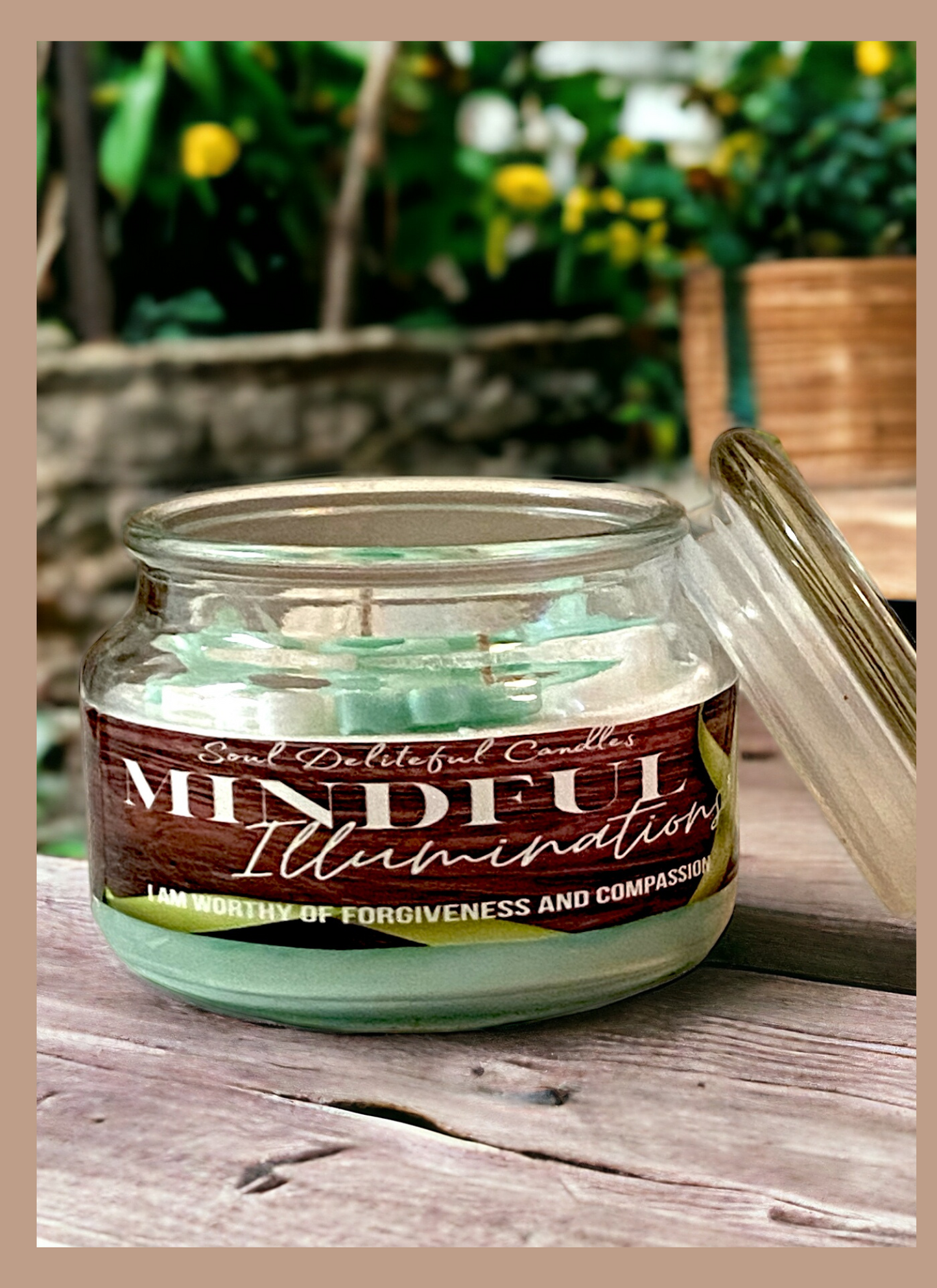 Mindful Illumination Mental Health Awareness candle