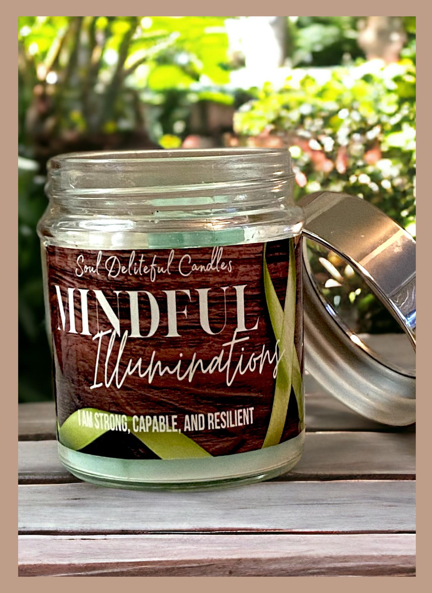 Mindful Illumination Mental Health Awareness candle