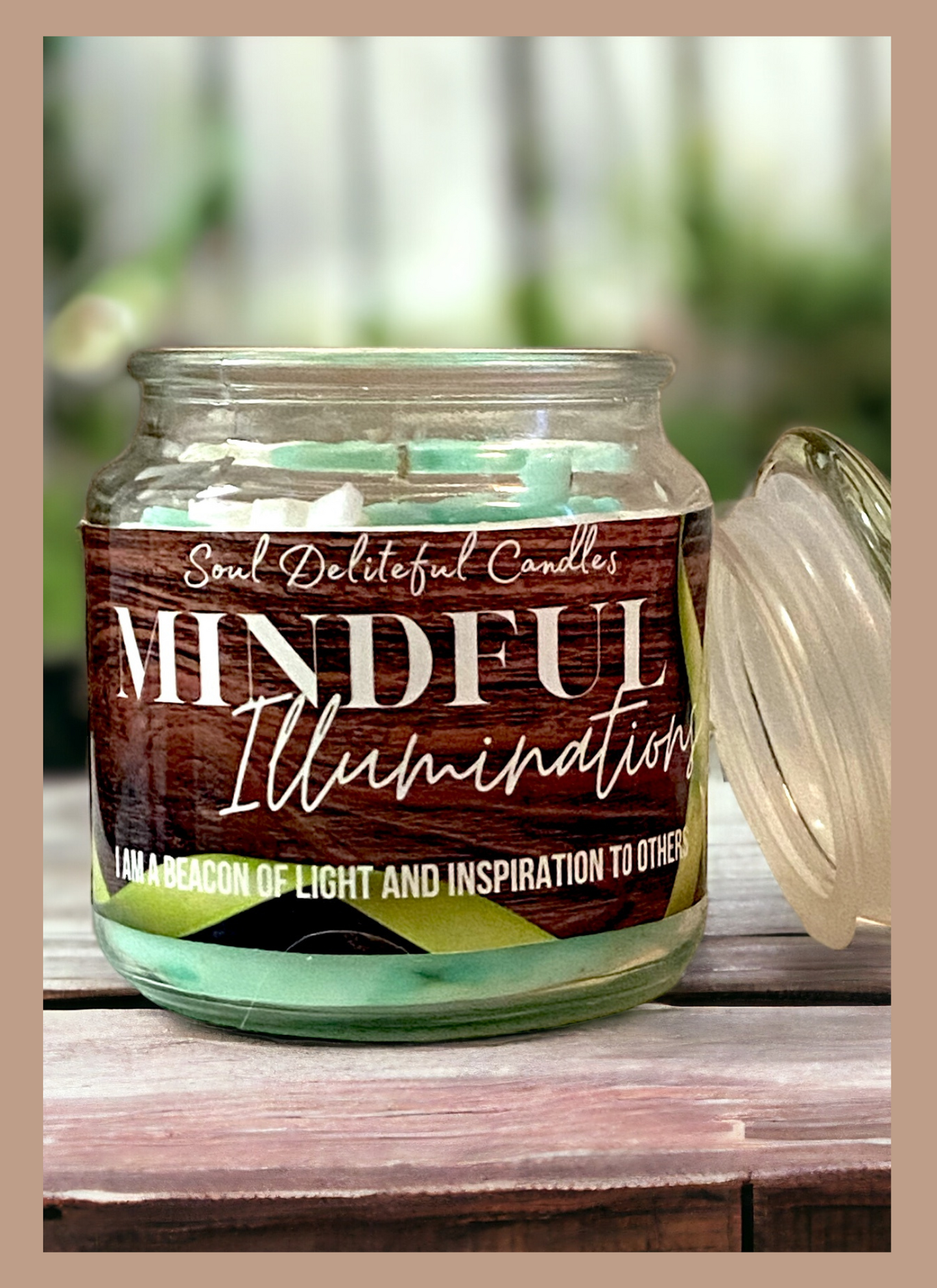 Mindful Illumination Mental Health Awareness candle