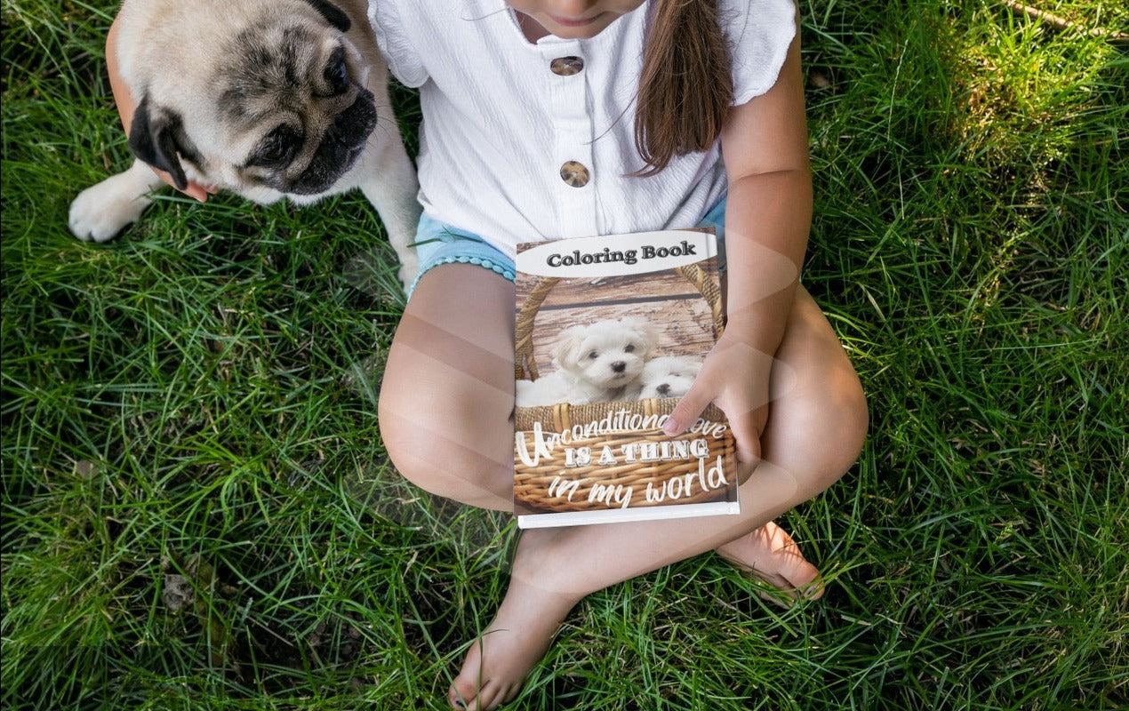Unconditional Love is a thing in my world: Coloring Book