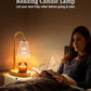 Candle Warmer Lamp Electric Timer - Candles Wax Warmers Glass Lamps for Jar Candles Burner No Flame Scented Melting Warming Lantern Adjustable Height Dimmable Light with 2 Bulb for Home Living Bedroom
