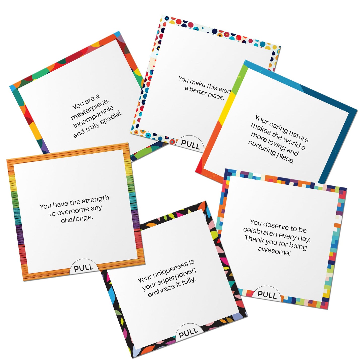 Dessie" Awesome Cards" - 40 Unique Mini Encouragement Cards w/Inspirational Messages.