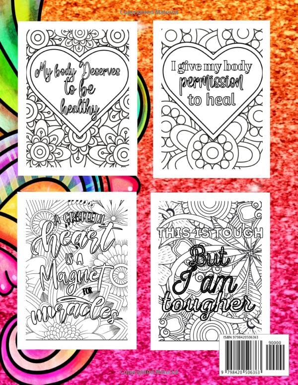 Healing with Laughter: Mental Health Coloring Book