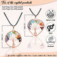 Chakra Crystal Tree of Life and Pendant