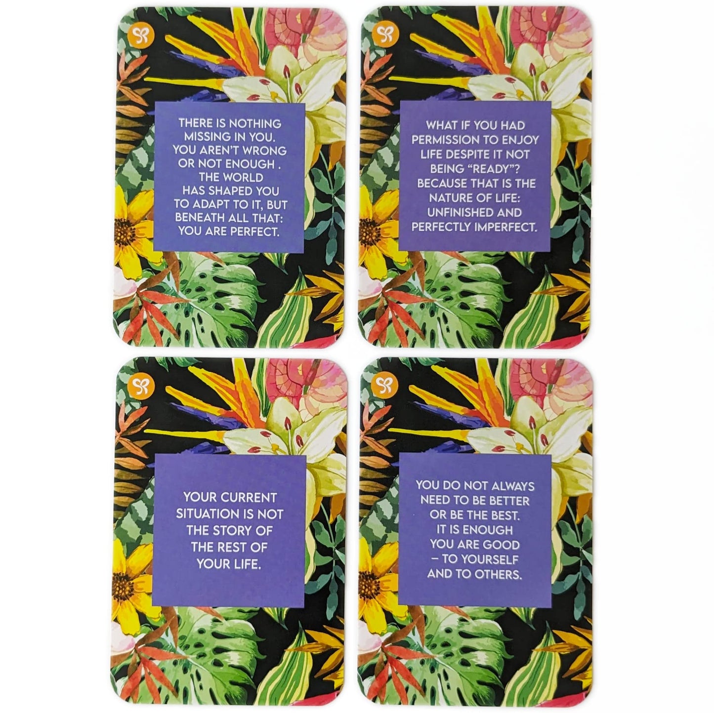 When You Feel Bad - 44 Double-Sided Mindfulness Cards with Positive Affirmations