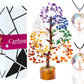 Chakra Crystal Tree of Life and Pendant