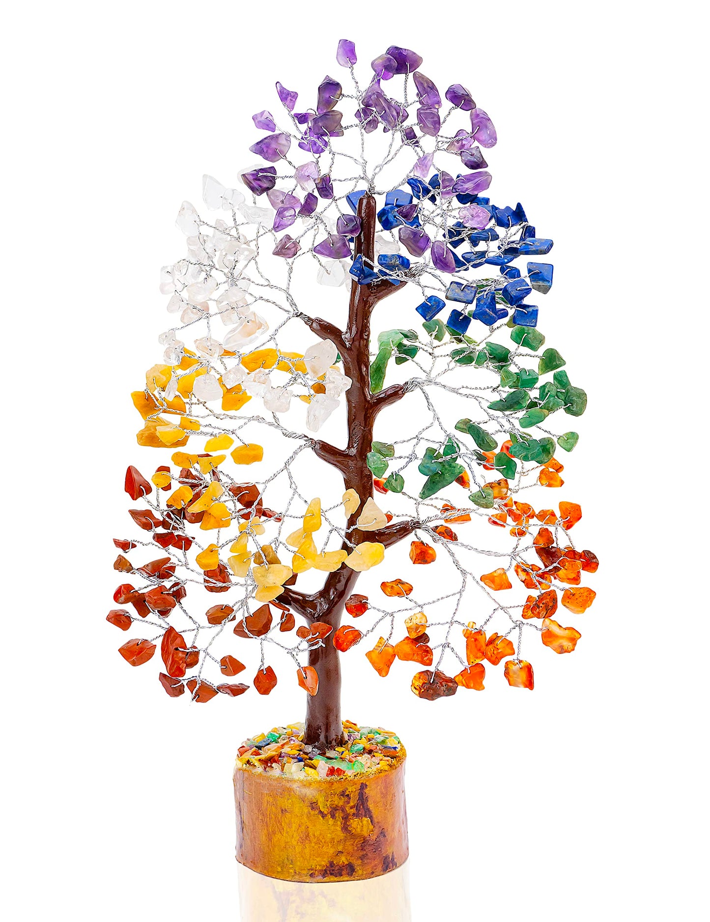 Chakra Crystal Tree of Life and Pendant