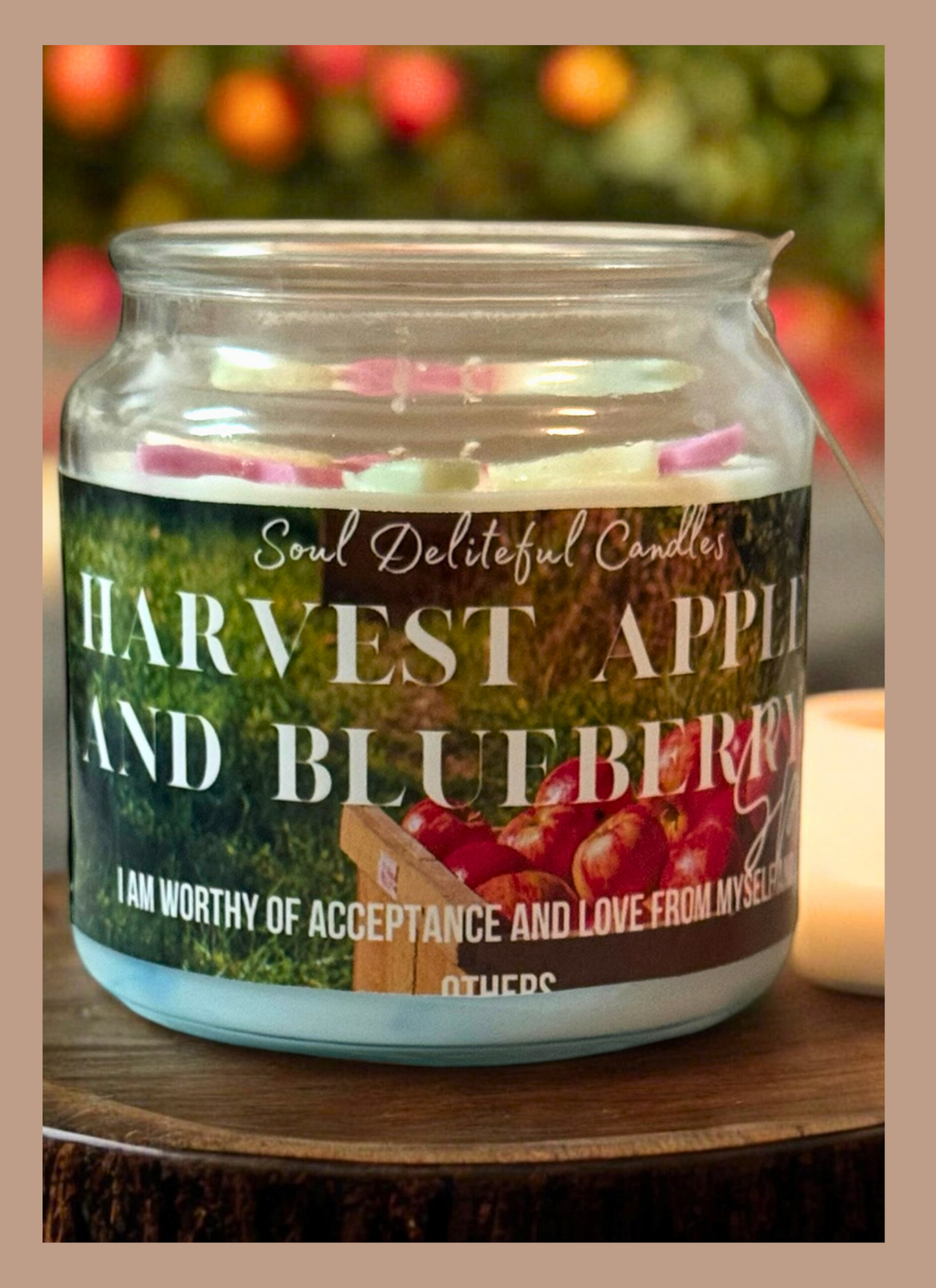 Harvest Apple and Blueberry Spice Candle