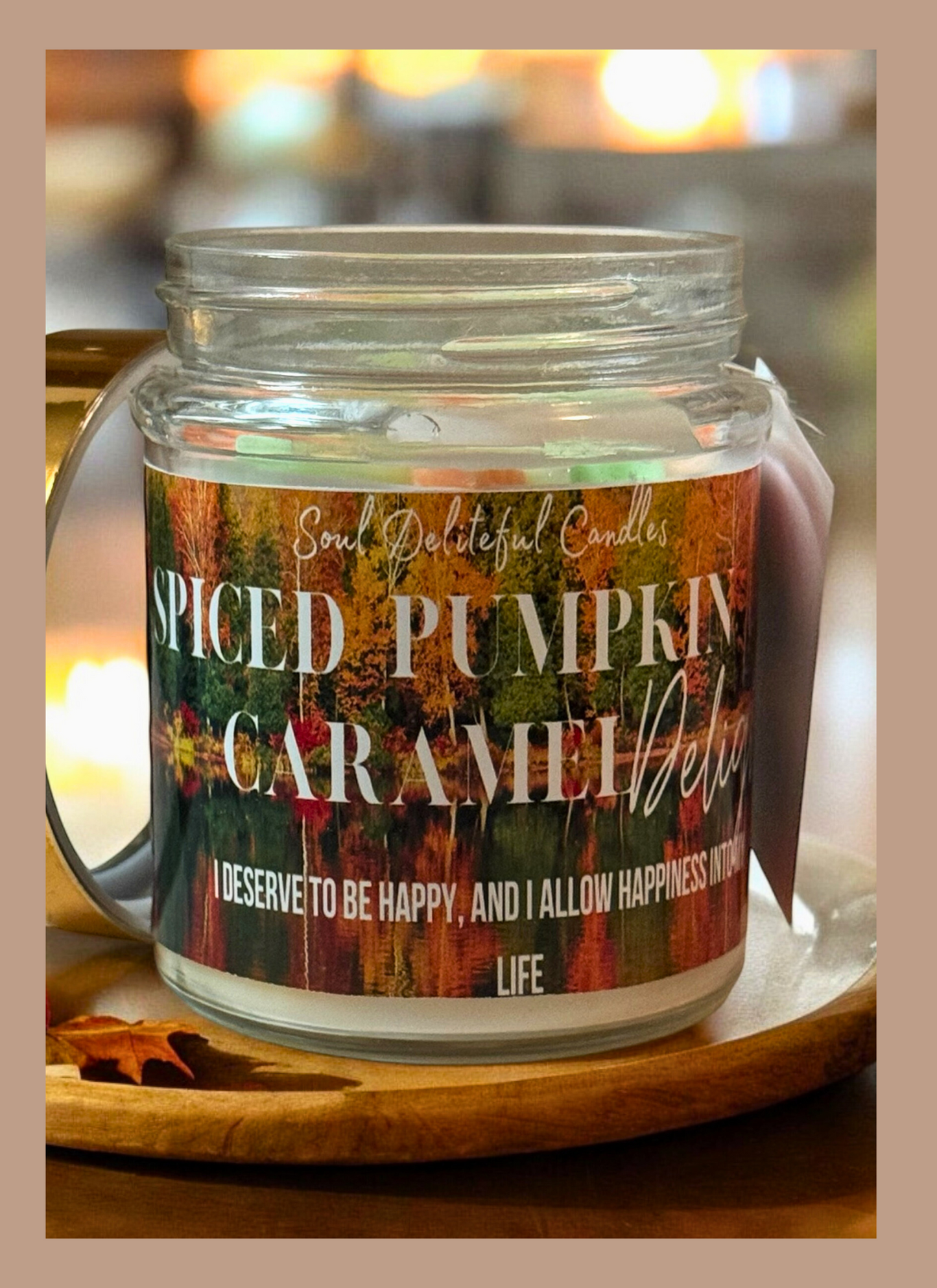 Spiced Pumkin and Caramel Delight Candle