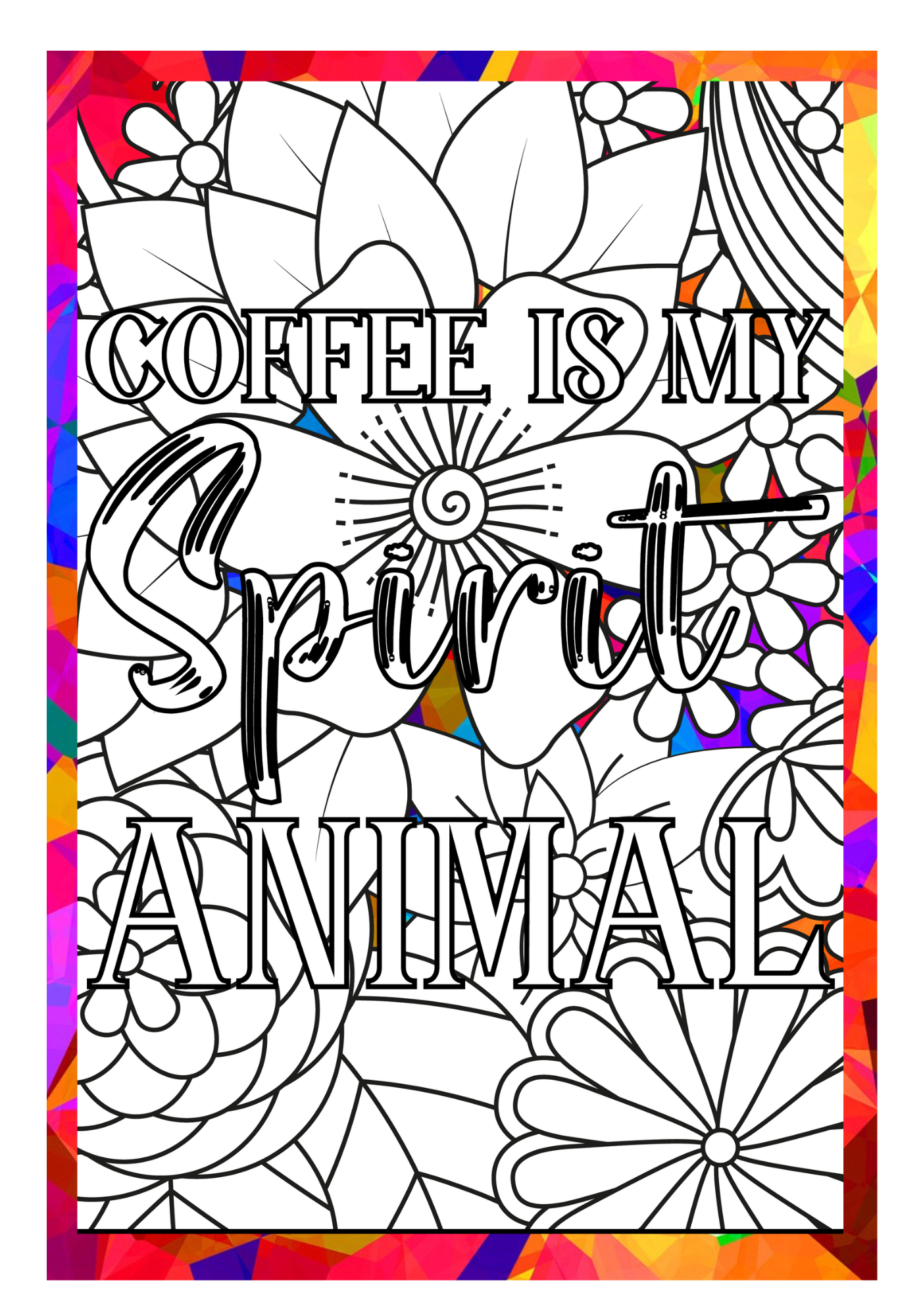Coffee and Creativity Coloring Book: A creative coloring book for adults with a coffee theme